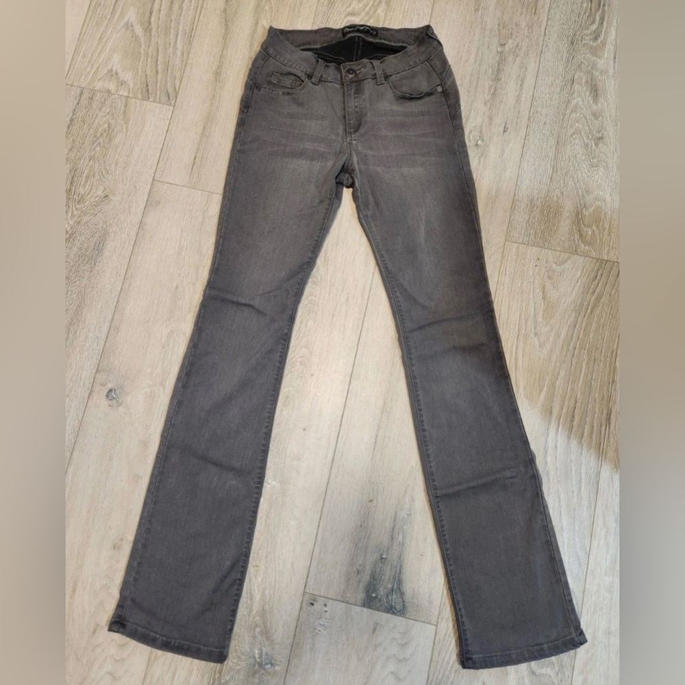Boom Boom Jeans Women's Charcoal Boot Cut Jeans